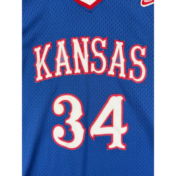 Nike Team Sportswear Kansas Jayhawks Paul Pierce #34 Stitch Jersey VTG Men’s 3XL - Picture 11 of 12